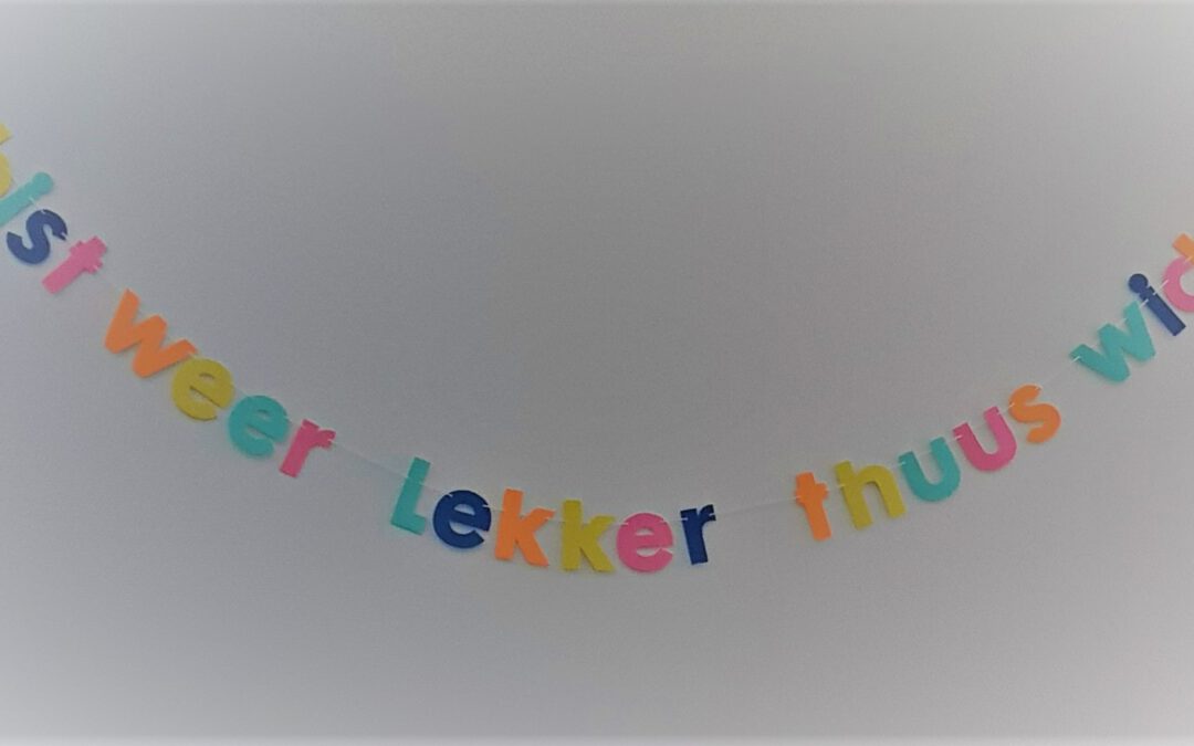 Lekker weer thuus!