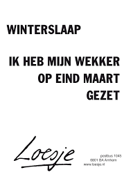 winterslaap loesje
